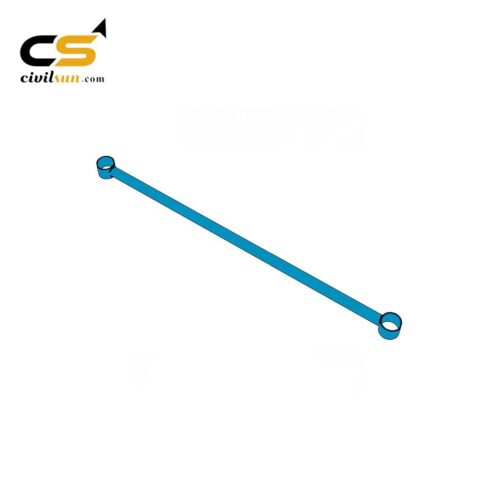 مهار افقی داربست مثلثی 120 سانتی متری | قیمت و خرید از کارخانه