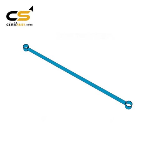 مهار مورب داربست مثلثی 170 سانتی متری | قیمت و خرید از کارخانه