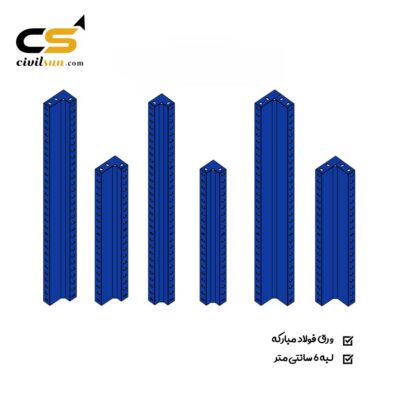 قالب فلزی کنج خارجی لبه 6